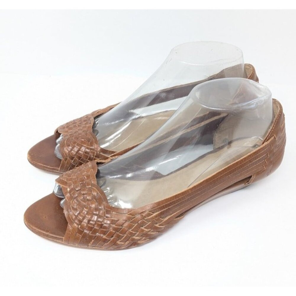 Frye Cameron Skinner Brown Leather Shoes Women’s Size 7.5